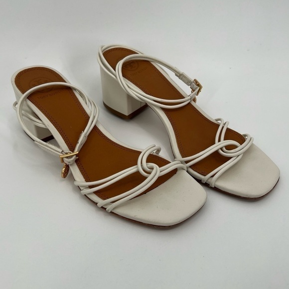 Tory Burch IVORY Mini BENTON Knotted Strap Sandal Sz 6 - Picture 6 of 10